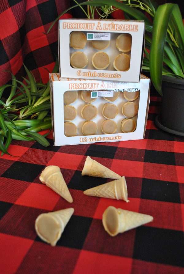 Cornets tire et sucre d'érable