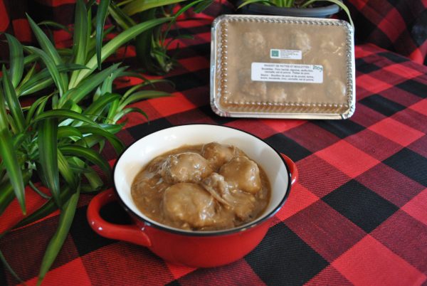 Ragoût de pattes et boulettes