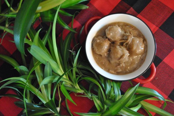 Ragoût de pattes et boulettes